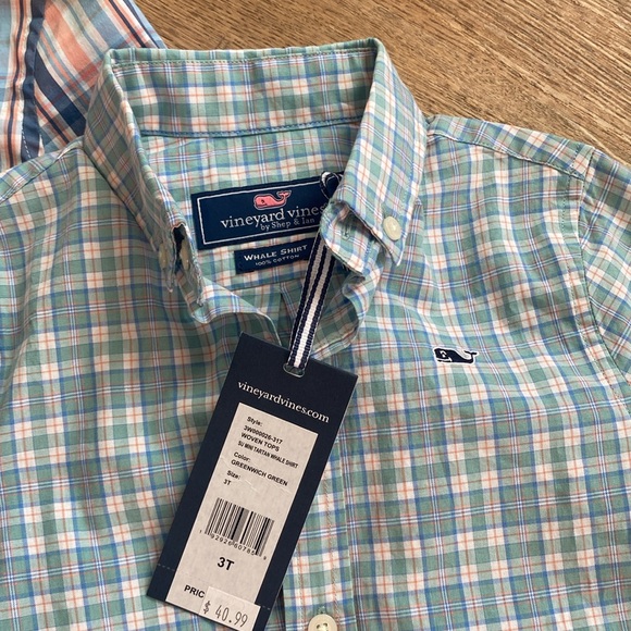 Vineyard Vines Long Sleeve Button Down Boys 3T - Picture 2 of 4